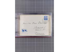 1924/39, Sammlung “DASP LINIE HAMBURG-NEW YORK A-E” und Stempel “D. DEUTSCHLAND bis D.NEW YORK” mit ca. 55 Briefen, Karten un