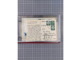 1924/39, Sammlung “DASP LINIE HAMBURG-NEW YORK A-E” und Stempel “D. DEUTSCHLAND bis D.NEW YORK” mit ca. 55 Briefen, Karten un