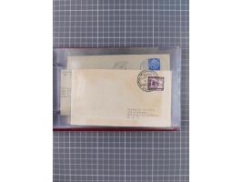 1924/39, Sammlung “DASP LINIE HAMBURG-NEW YORK A-E” und Stempel “D. DEUTSCHLAND bis D.NEW YORK” mit ca. 55 Briefen, Karten un