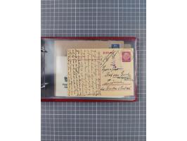 1924/39, Sammlung “DASP LINIE HAMBURG-NEW YORK A-E” und Stempel “D. DEUTSCHLAND bis D.NEW YORK” mit ca. 55 Briefen, Karten un