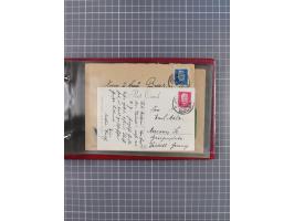 1924/39, Sammlung “DASP LINIE HAMBURG-NEW YORK A-E” und Stempel “D. DEUTSCHLAND bis D.NEW YORK” mit ca. 55 Briefen, Karten un