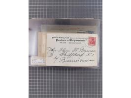 1900/37, kleine Sammlung “DSP OST-ASIATIISCHE LINIE” mit fast 70 Briefen, Karten und GSK inkl. weniger Belege “BREMEN-OSTASIE
