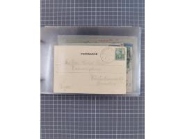 1900/37, kleine Sammlung “DSP OST-ASIATIISCHE LINIE” mit fast 70 Briefen, Karten und GSK inkl. weniger Belege “BREMEN-OSTASIE