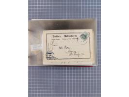 1900/37, kleine Sammlung “DSP OST-ASIATIISCHE LINIE” mit fast 70 Briefen, Karten und GSK inkl. weniger Belege “BREMEN-OSTASIE