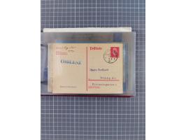 1900/37, kleine Sammlung “DSP OST-ASIATIISCHE LINIE” mit fast 70 Briefen, Karten und GSK inkl. weniger Belege “BREMEN-OSTASIE