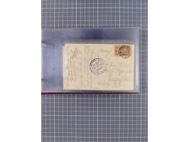 1897/1939, kleine Sammlung “Schiffspost in der Nordsee” mit Schwerpunkt Helgoland, ca. 50 Briefe und Karten mit Schiffspost-N