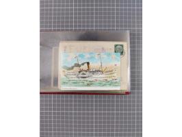 1897/1939, kleine Sammlung “Schiffspost in der Nordsee” mit Schwerpunkt Helgoland, ca. 50 Briefe und Karten mit Schiffspost-N