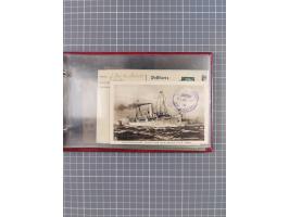 1897/1939, kleine Sammlung “Schiffspost in der Nordsee” mit Schwerpunkt Helgoland, ca. 50 Briefe und Karten mit Schiffspost-N
