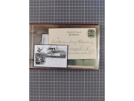 1897/1939, kleine Sammlung “Schiffspost in der Nordsee” mit Schwerpunkt Helgoland, ca. 50 Briefe und Karten mit Schiffspost-N