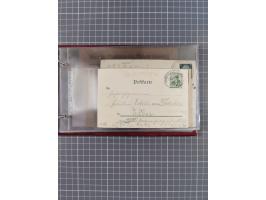 1897/1939, kleine Sammlung “Schiffspost in der Nordsee” mit Schwerpunkt Helgoland, ca. 50 Briefe und Karten mit Schiffspost-N