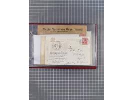 1897/1939, kleine Sammlung “Schiffspost in der Nordsee” mit Schwerpunkt Helgoland, ca. 50 Briefe und Karten mit Schiffspost-N