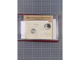 1897/1939, kleine Sammlung “Schiffspost in der Nordsee” mit Schwerpunkt Helgoland, ca. 50 Briefe und Karten mit Schiffspost-N