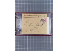 1897/1939, kleine Sammlung “Schiffspost in der Nordsee” mit Schwerpunkt Helgoland, ca. 50 Briefe und Karten mit Schiffspost-N