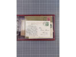 1897/1939, kleine Sammlung “Schiffspost in der Nordsee” mit Schwerpunkt Helgoland, ca. 50 Briefe und Karten mit Schiffspost-N