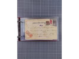 1866/1960 (ca.), interessanter Sammlungsposten inkl. sehr viel Dt. Seepost, Anlandungsstempeln, frühe Schiffspost, kleine Sam