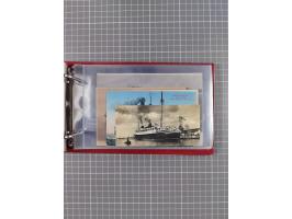 1866/1960 (ca.), interessanter Sammlungsposten inkl. sehr viel Dt. Seepost, Anlandungsstempeln, frühe Schiffspost, kleine Sam