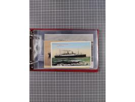 1866/1960 (ca.), interessanter Sammlungsposten inkl. sehr viel Dt. Seepost, Anlandungsstempeln, frühe Schiffspost, kleine Sam