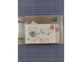 1866/1960 (ca.), interessanter Sammlungsposten inkl. sehr viel Dt. Seepost, Anlandungsstempeln, frühe Schiffspost, kleine Sam