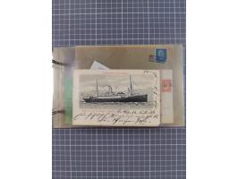1866/1960 (ca.), interessanter Sammlungsposten inkl. sehr viel Dt. Seepost, Anlandungsstempeln, frühe Schiffspost, kleine Sam