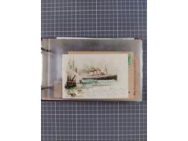 1866/1960 (ca.), interessanter Sammlungsposten inkl. sehr viel Dt. Seepost, Anlandungsstempeln, frühe Schiffspost, kleine Sam