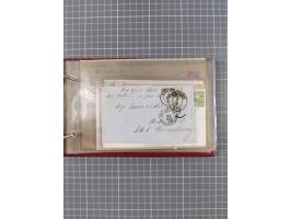 1866/1960 (ca.), interessanter Sammlungsposten inkl. sehr viel Dt. Seepost, Anlandungsstempeln, frühe Schiffspost, kleine Sam