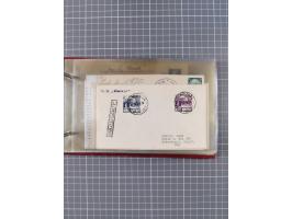 1866/1960 (ca.), interessanter Sammlungsposten inkl. sehr viel Dt. Seepost, Anlandungsstempeln, frühe Schiffspost, kleine Sam