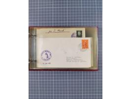 1866/1960 (ca.), interessanter Sammlungsposten inkl. sehr viel Dt. Seepost, Anlandungsstempeln, frühe Schiffspost, kleine Sam