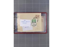 1866/1960 (ca.), interessanter Sammlungsposten inkl. sehr viel Dt. Seepost, Anlandungsstempeln, frühe Schiffspost, kleine Sam