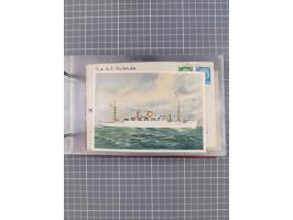 1866/1960 (ca.), interessanter Sammlungsposten inkl. sehr viel Dt. Seepost, Anlandungsstempeln, frühe Schiffspost, kleine Sam