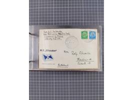 1866/1960 (ca.), interessanter Sammlungsposten inkl. sehr viel Dt. Seepost, Anlandungsstempeln, frühe Schiffspost, kleine Sam