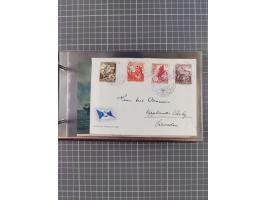 1866/1960 (ca.), interessanter Sammlungsposten inkl. sehr viel Dt. Seepost, Anlandungsstempeln, frühe Schiffspost, kleine Sam