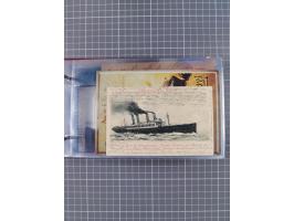 1866/1960 (ca.), interessanter Sammlungsposten inkl. sehr viel Dt. Seepost, Anlandungsstempeln, frühe Schiffspost, kleine Sam