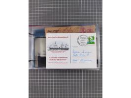 1866/1960 (ca.), interessanter Sammlungsposten inkl. sehr viel Dt. Seepost, Anlandungsstempeln, frühe Schiffspost, kleine Sam
