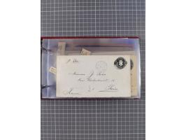 1866/1960 (ca.), interessanter Sammlungsposten inkl. sehr viel Dt. Seepost, Anlandungsstempeln, frühe Schiffspost, kleine Sam