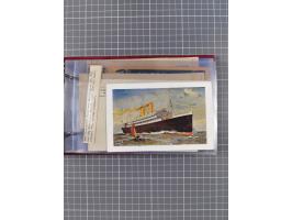 1866/1960 (ca.), interessanter Sammlungsposten inkl. sehr viel Dt. Seepost, Anlandungsstempeln, frühe Schiffspost, kleine Sam