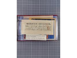 1866/1960 (ca.), interessanter Sammlungsposten inkl. sehr viel Dt. Seepost, Anlandungsstempeln, frühe Schiffspost, kleine Sam