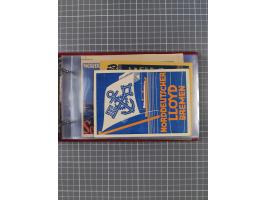 1866/1960 (ca.), interessanter Sammlungsposten inkl. sehr viel Dt. Seepost, Anlandungsstempeln, frühe Schiffspost, kleine Sam