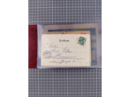 1866/1960 (ca.), interessanter Sammlungsposten inkl. sehr viel Dt. Seepost, Anlandungsstempeln, frühe Schiffspost, kleine Sam