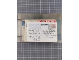 1866/1960 (ca.), interessanter Sammlungsposten inkl. sehr viel Dt. Seepost, Anlandungsstempeln, frühe Schiffspost, kleine Sam