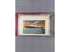 1866/1960 (ca.), interessanter Sammlungsposten inkl. sehr viel Dt. Seepost, Anlandungsstempeln, frühe Schiffspost, kleine Sam