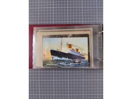 1866/1960 (ca.), interessanter Sammlungsposten inkl. sehr viel Dt. Seepost, Anlandungsstempeln, frühe Schiffspost, kleine Sam