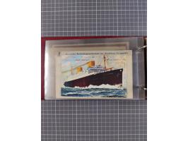 1866/1960 (ca.), interessanter Sammlungsposten inkl. sehr viel Dt. Seepost, Anlandungsstempeln, frühe Schiffspost, kleine Sam