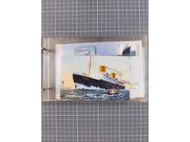 1866/1960 (ca.), interessanter Sammlungsposten inkl. sehr viel Dt. Seepost, Anlandungsstempeln, frühe Schiffspost, kleine Sam