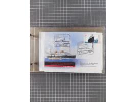 1866/1960 (ca.), interessanter Sammlungsposten inkl. sehr viel Dt. Seepost, Anlandungsstempeln, frühe Schiffspost, kleine Sam