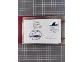 1866/1960 (ca.), interessanter Sammlungsposten inkl. sehr viel Dt. Seepost, Anlandungsstempeln, frühe Schiffspost, kleine Sam