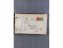 1866/1960 (ca.), interessanter Sammlungsposten inkl. sehr viel Dt. Seepost, Anlandungsstempeln, frühe Schiffspost, kleine Sam