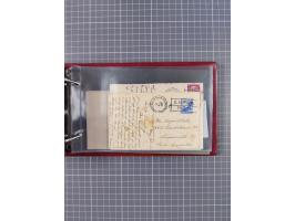 1866/1960 (ca.), interessanter Sammlungsposten inkl. sehr viel Dt. Seepost, Anlandungsstempeln, frühe Schiffspost, kleine Sam