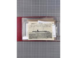 1866/1960 (ca.), interessanter Sammlungsposten inkl. sehr viel Dt. Seepost, Anlandungsstempeln, frühe Schiffspost, kleine Sam