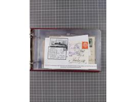 1866/1960 (ca.), interessanter Sammlungsposten inkl. sehr viel Dt. Seepost, Anlandungsstempeln, frühe Schiffspost, kleine Sam