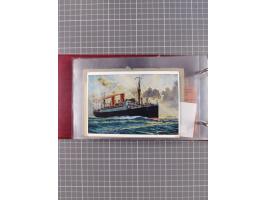 1866/1960 (ca.), interessanter Sammlungsposten inkl. sehr viel Dt. Seepost, Anlandungsstempeln, frühe Schiffspost, kleine Sam